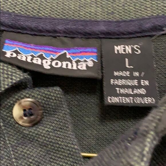 PATAGONIA MEN 100% COTTON PULL OVER Size M - Picture 6 of 7